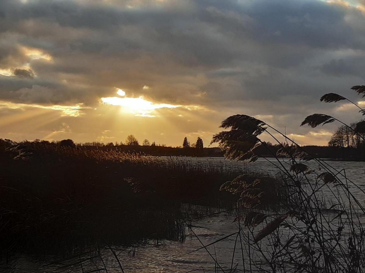 Villa Dziki Brzeg Jezioraka Zalewo  Esterno foto
